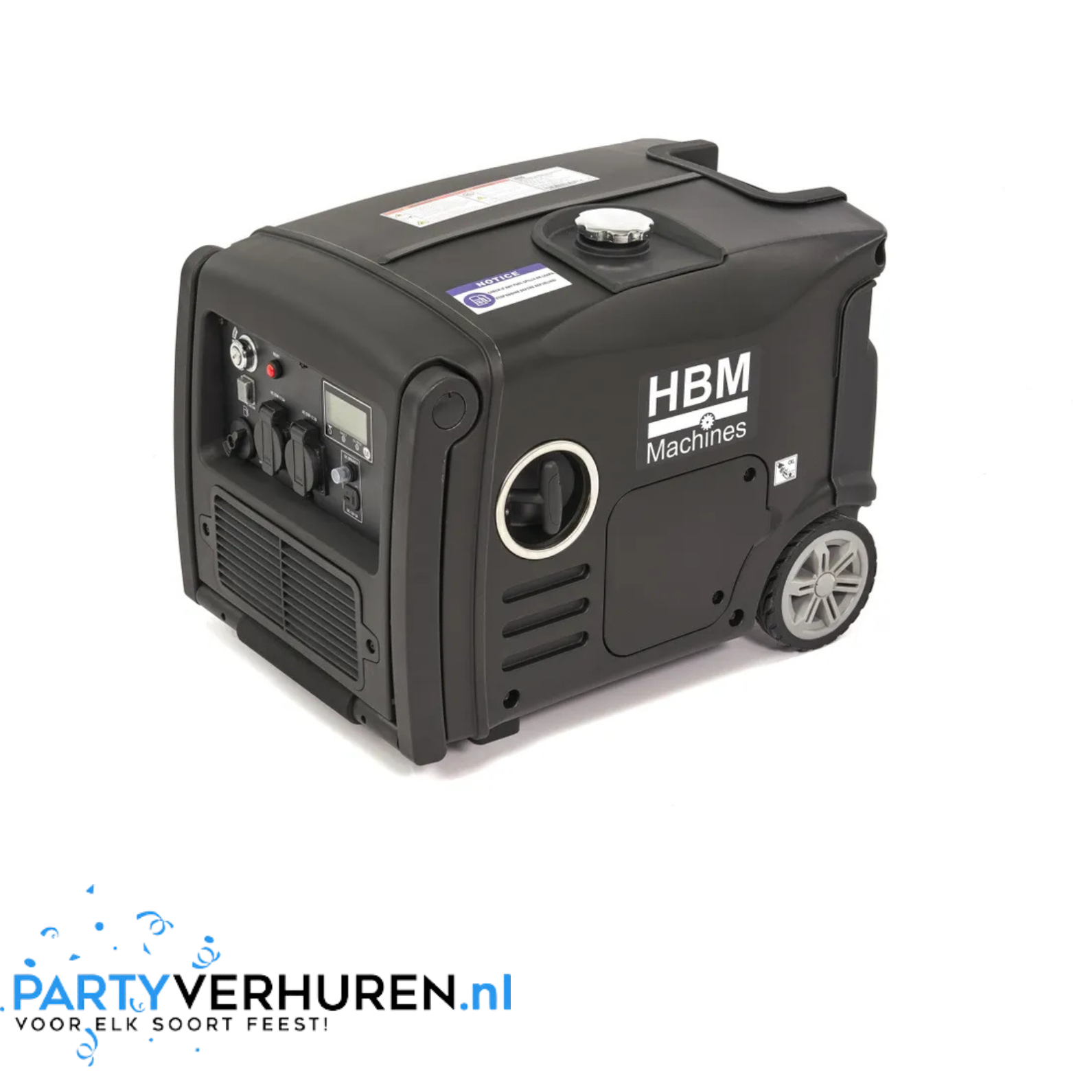Nieuw bij Partyverhuren.nl: Altijd stroom bij de hand met onze 3200 watt generator